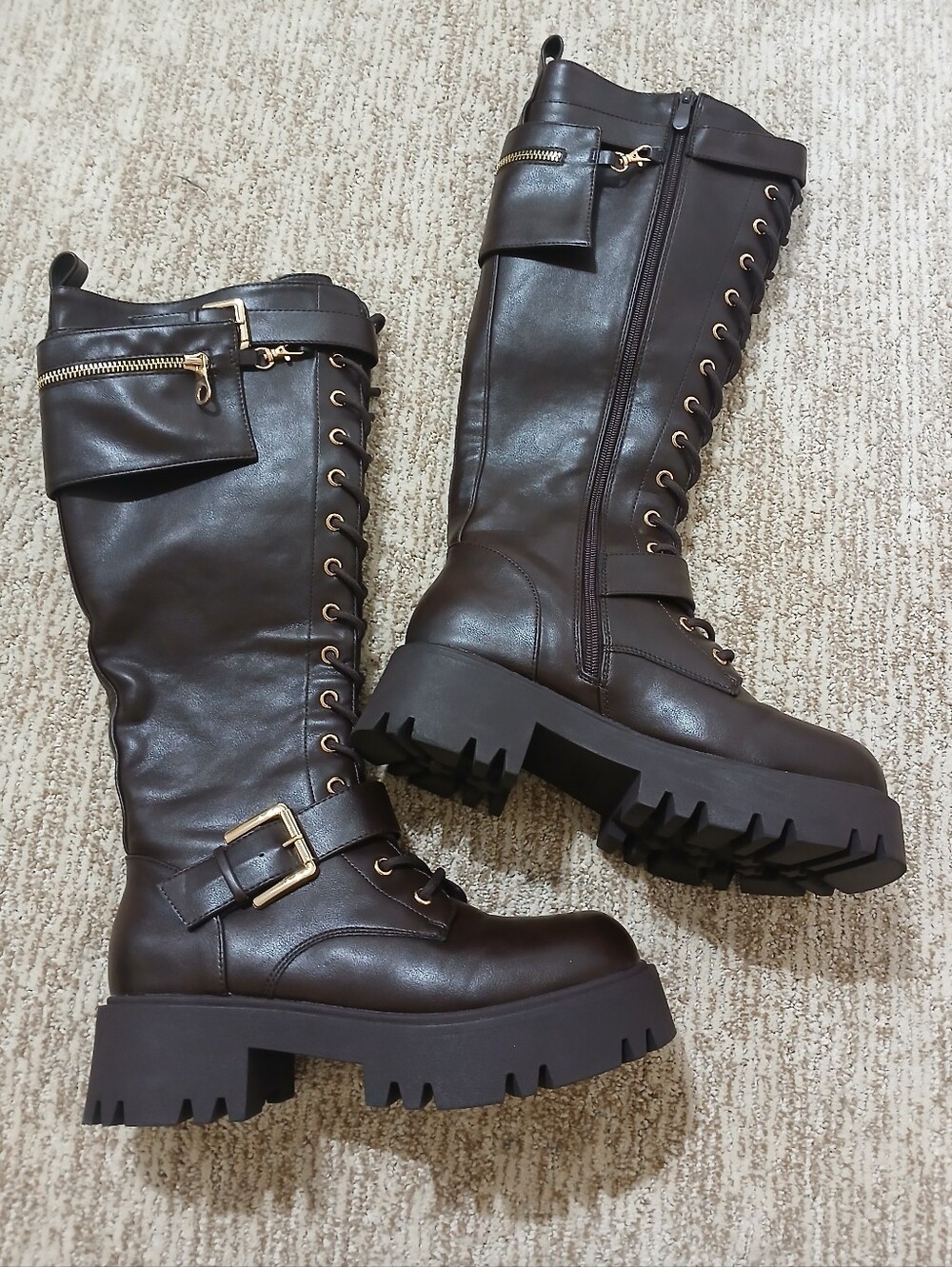 Brown Leather Boots